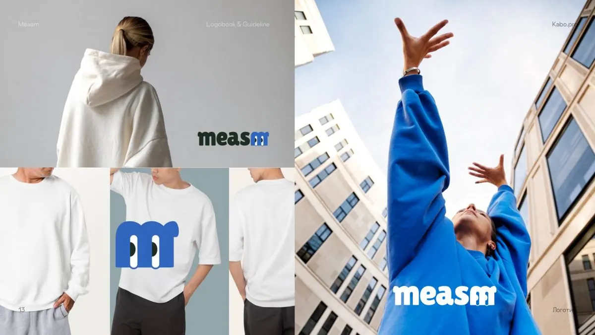 Фирменный стиль Measm на носителях